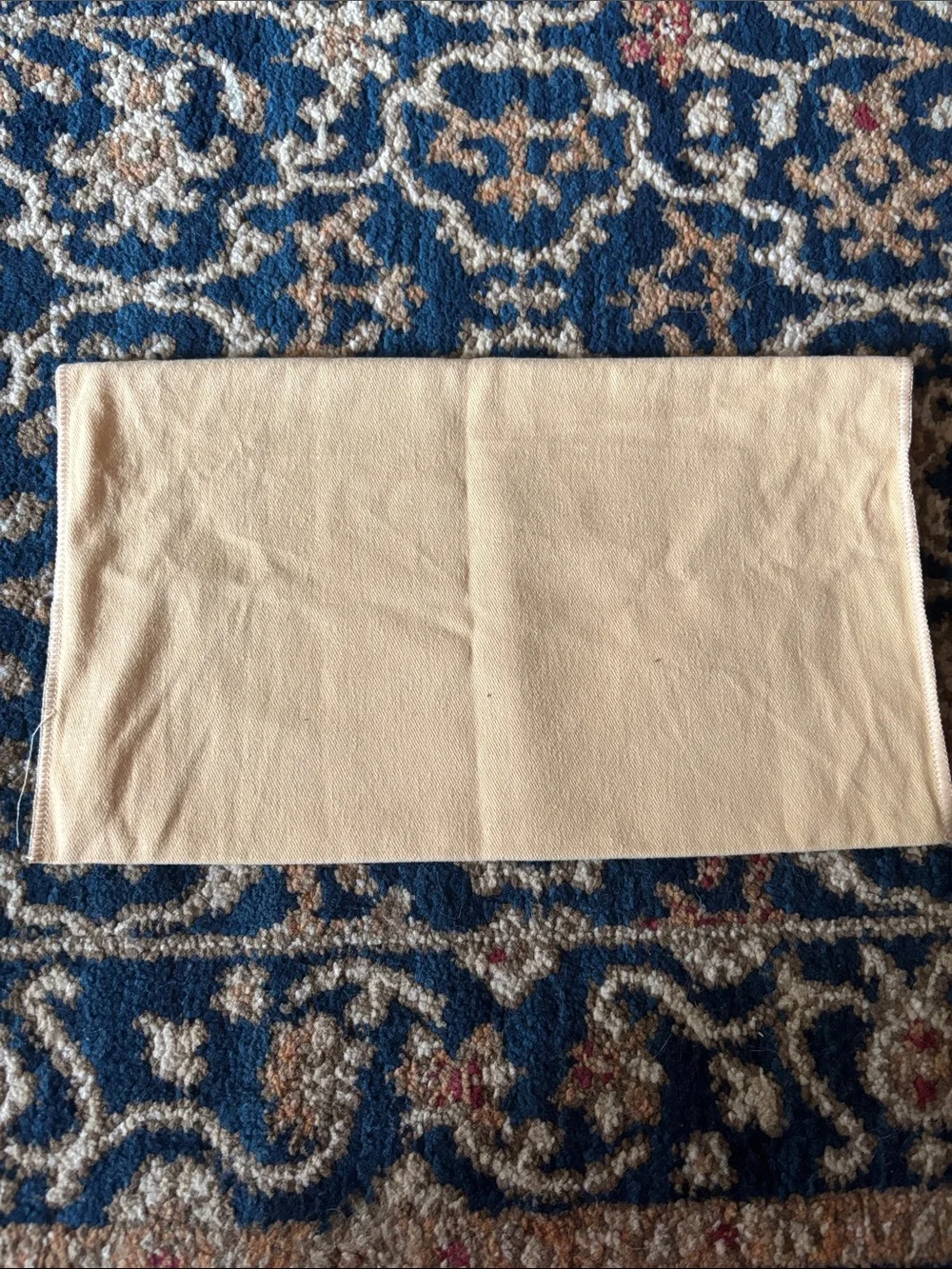 Louis Vuitton Beige and Brown Logo Dust Bag